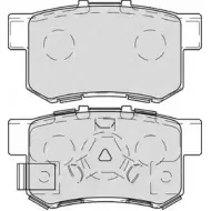 Тормозные колодки, дисковые, комплект Ferodo 24680 Honda CR-V 2 (RD) Кроссовер 2.2 CTDi (RD9) 140 л.с. 2005 – 2006 FSL4227 2443 4