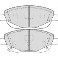 Тормозные колодки, дисковые, комплект Ferodo FSL4276 24 946 24947 1193648623