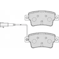 Тормозные колодки, дисковые, комплект Ferodo 2434 9 1193648665 FDB4325 FSL4325