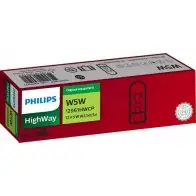 Лампа накаливания W5W W2.1X9.5D 5 Вт 12 В PHILIPS W5W 1193694584 12961HWCP GOC 03018473