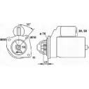Стартер MAGNETI MARELLI 1193730086 63 280001 MSN8001 063280001010