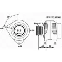 Генератор MAGNETI MARELLI Ford Focus 1 Хэтчбек 2.0 16V 131 л.с. 1998 – 2004 MAN7406 063377406010 633 77406