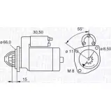 Стартер MAGNETI MARELLI BF1UVF MSN207 2 063521070970 Fiat Marea