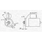 Стартер MAGNETI MARELLI 063720016010 0635211 20380 1193731417 944280126050