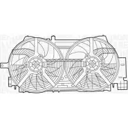 Вентилятор радиатора двигателя MAGNETI MARELLI 069422436010 N4R5H40 MTC4 36AX 1193734623