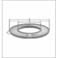 Воздушный фильтр MAGNETI MARELLI F6LH4UA 1193737221 LX6 6 154070049220