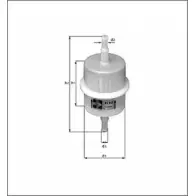 Топливный фильтр MAGNETI MARELLI 1193737302 QL9ZX 154070563440 KL1 8