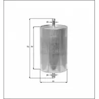 Топливный фильтр MAGNETI MARELLI KL14 5 154096553410 1193738423 G6DP33