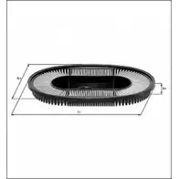 Воздушный фильтр MAGNETI MARELLI LX8 46 1193738602 154098894940 IYG2V