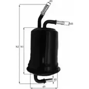 Топливный фильтр MAGNETI MARELLI 154703251030 KL4 88 1193738682 TW4O4