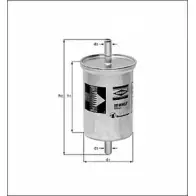 Топливный фильтр MAGNETI MARELLI 154703494910 KL4 77 75LRRB Mini
