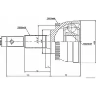 Шрус граната MAGNETI MARELLI QD5X8 1193785531 600000060630 J2821 138