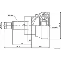 Шрус граната MAGNETI MARELLI 600000062430 1193785707 WVHP9 J2 825017