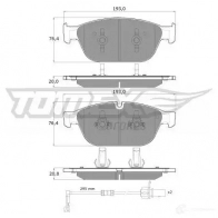 Тормозные колодки, комплект TOMEX BRAKES 1437836870 W2EWC 6 tx1940