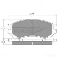 Тормозные колодки, комплект TOMEX BRAKES 12-0 2 21386 tx1202 1424311876