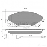 Тормозные колодки, комплект TOMEX BRAKES tx1479 24485 1 4-79 1425025295 - Изображение 1