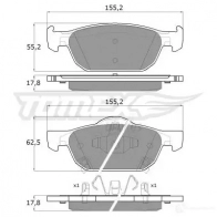Тормозные колодки, комплект TOMEX BRAKES tx1751 1425025530 17 -51 24796 - Изображение 1