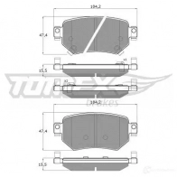 Тормозные колодки, комплект TOMEX BRAKES tx1870 M7U9Q X6 1437749489 - Изображение 1