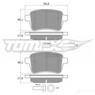 Тормозные колодки, комплект TOMEX BRAKES tx17941 1425025574 25156 17 -941 - Изображение 2