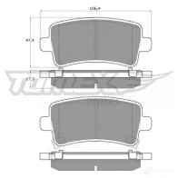 Тормозные колодки, комплект TOMEX BRAKES 16 -36 tx1636 24421 1425025416