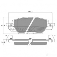 Тормозные колодки, комплект TOMEX BRAKES 1425025611 22332 tx1831 18 -31 - Изображение 1