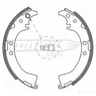 Барабанные тормозные колодки, комплект
