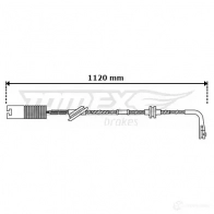 Датчик износа тормозных колодок TOMEX BRAKES 1424550201 30- 40 tx3040 ZXPFX4J
