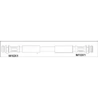 Тормозной шланг ROADHOUSE Audi 80 (B4, 8C5) 4 Универсал 1.6 E 101 л.с. 1993 – 1996 1900.57 GSX190 057 JJ4WP