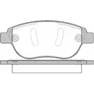 Тормозные колодки дисковые, комплект ROADHOUSE 2841.10 Citroen C4 1 (LC, PF2) Хэтчбек 1.6 16V Bio Flex 109 л.с. 2007 – 2008 P SX284110 UV4WJMN