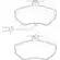 Тормозные колодки, дисковые, комплект NECTO FD6902 FD6902A 2339 3 1194095753