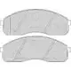 Тормозные колодки, дисковые, комплект NECTO FD7047N 23 649 1194096160 FD7047