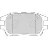 Тормозные колодки, дисковые, комплект NECTO FD7098 2392 9 FD7098A 1194096267