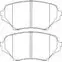Тормозные колодки, дисковые, комплект NECTO FD7245 24 297 FD7245A 1194096549