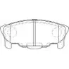 Тормозные колодки, дисковые, комплект NECTO FD7310 1194096686 FD7310A 23 783