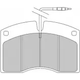 Тормозные колодки, дисковые, комплект ABEX 290 72 G6228 CMI4T 1194124037