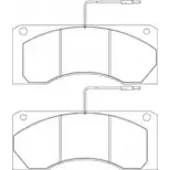 Тормозные колодки, дисковые, комплект ABEX 29 044 G6954 G6260 1194124231