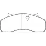 Тормозные колодки, дисковые, комплект DURON DCV1901B 1194125188 2 9120 LT3IQBD