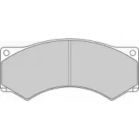 Тормозные колодки, дисковые, комплект DURON DCV376 2PLA26 29 017 1194125192