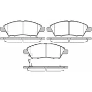 Тормозные колодки дисковые, комплект KAWE 13IZHC 1194147634 PCA12 1001 1210 01