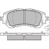 Тормозные колодки, дисковые, комплект E.T.F. 12-1656 2582 3 D1950-9175 1194176753