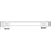 Тормозной шланг WOKING GS A190078 0CHDS G1900.78 Citroen C3 Pluriel