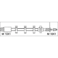 Тормозной шланг WOKING G1901.66 56B7A4I GSA1 90166 Peugeot 406 1 (8E, 8F) Универсал 2.0 141 л.с. 1996 – 1999