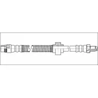 Тормозной шланг WOKING G1901.70 GS A190170 Citroen Xsara 1 (N0) Купе 1.8 i 101 л.с. 1998 – 2000 EQ9LLK