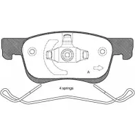 Тормозные колодки, дисковые, комплект OPEN PARTS 4Y 5LH 1194271295 G02OZM2 BPA1580.02