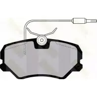 Тормозные колодки, дисковые, комплект BRAKE ENGINEERING 2 1209 PA1041 23169 1194271392