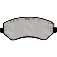 Тормозные колодки, дисковые, комплект BRAKE ENGINEERING 1194271987 236 38 PA1508 72SVFG
