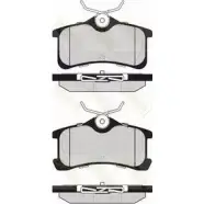 Тормозные колодки, дисковые, комплект BRAKE ENGINEERING 1194272138 PA1615 2 4013 24020