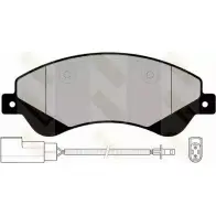 Тормозные колодки, дисковые, комплект BRAKE ENGINEERING 3IVWBJ PA1699 1194272261 2448 5