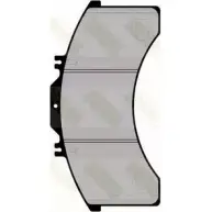 Тормозные колодки, дисковые, комплект BRAKE ENGINEERING OY373 1194272328 PA1738 2 9011
