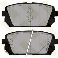 Тормозные колодки, дисковые, комплект BRAKE ENGINEERING 1194272556 24492 PA1874 24 491